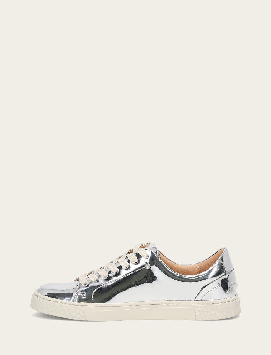 Women's Silver Ivy Low Lace Slip On Sneakers Silver