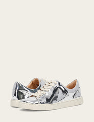 Women's Silver Ivy Low Lace Slip On Sneakers Silver