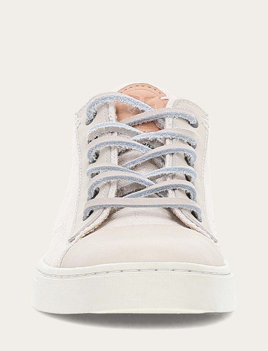 Women's Ivory Ivy Canvas Low Lace Sneakers Ivory