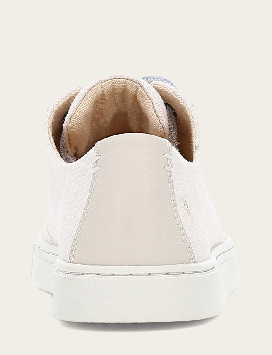 Women's Ivory Ivy Canvas Low Lace Sneakers Ivory