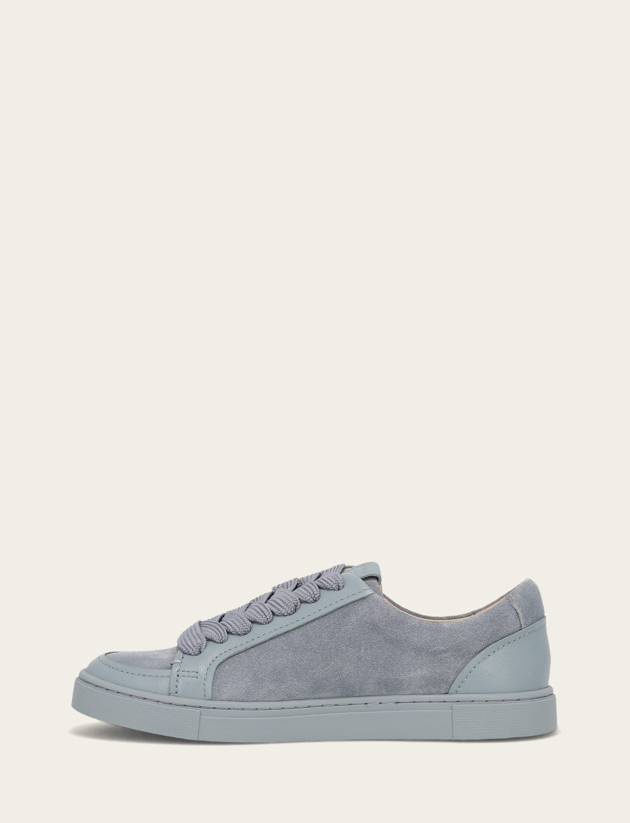 Women's Steel Blue Ivy Court Low Lace Sneakers Steel Blue