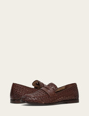 Faith Woven Loafer Dark Brown