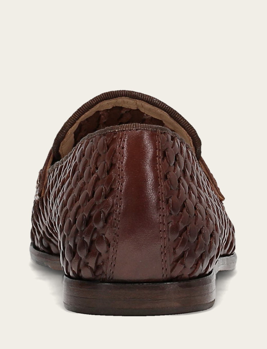 Faith Woven Loafer Dark Brown