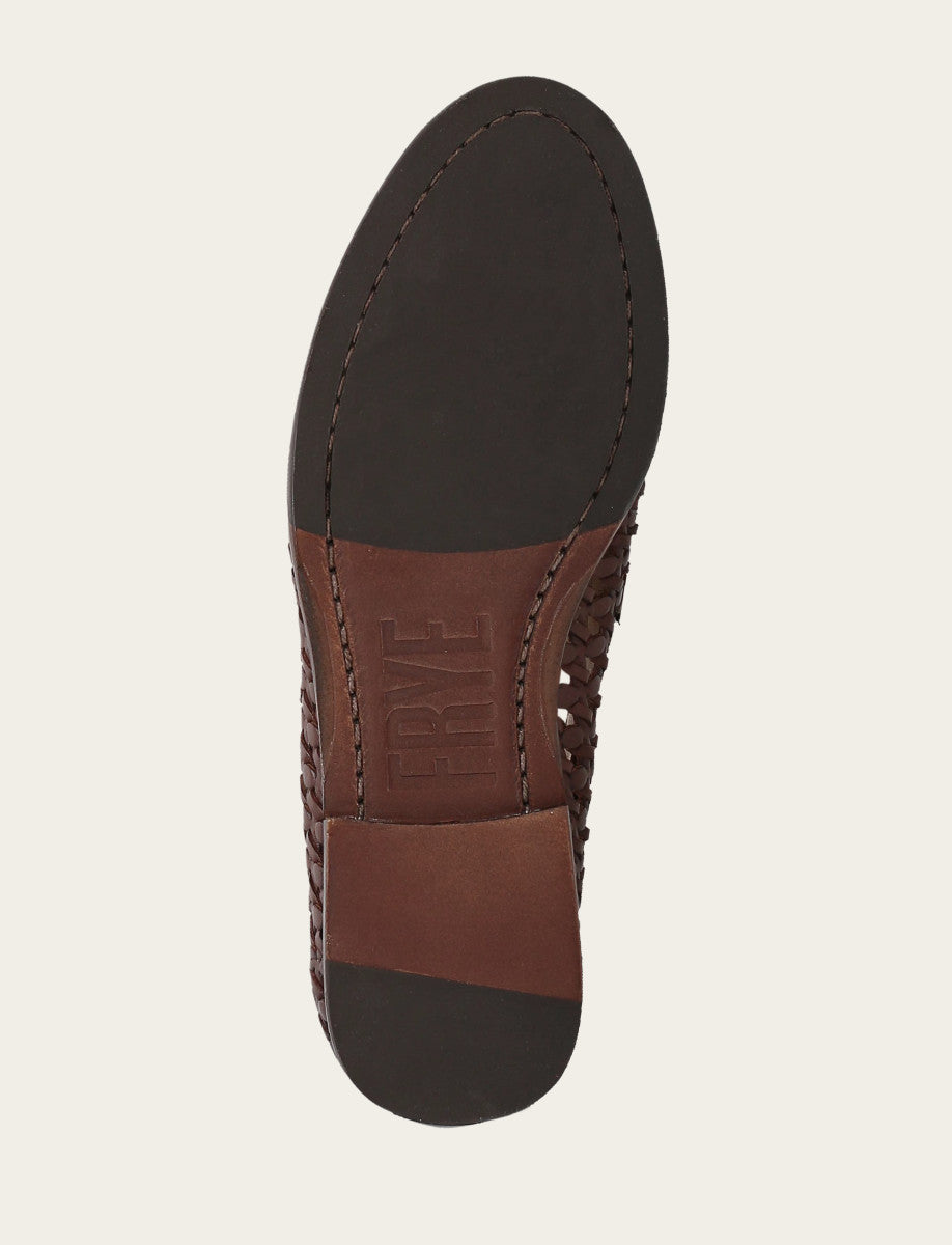 Faith Woven Loafer Dark Brown
