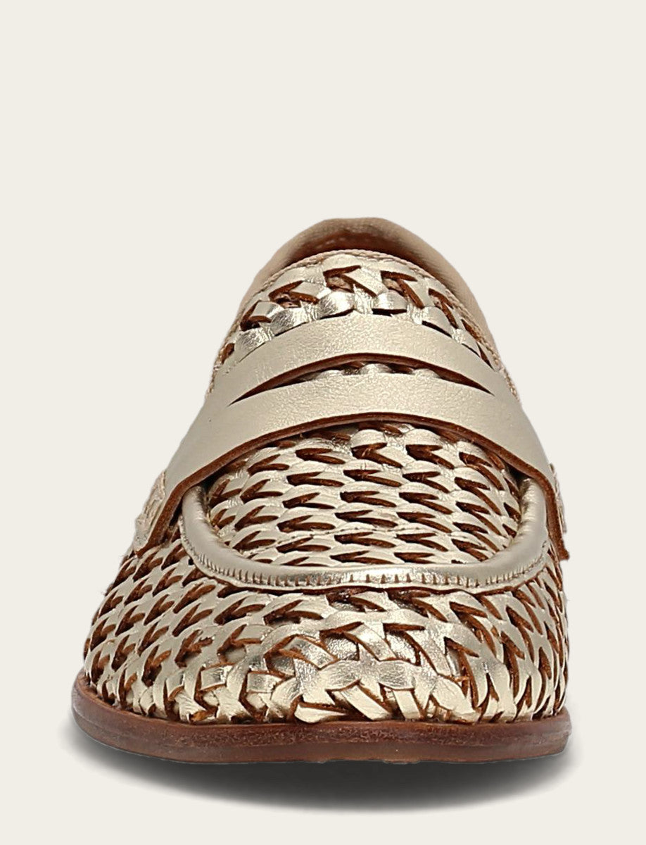 Faith Woven Loafer Gold