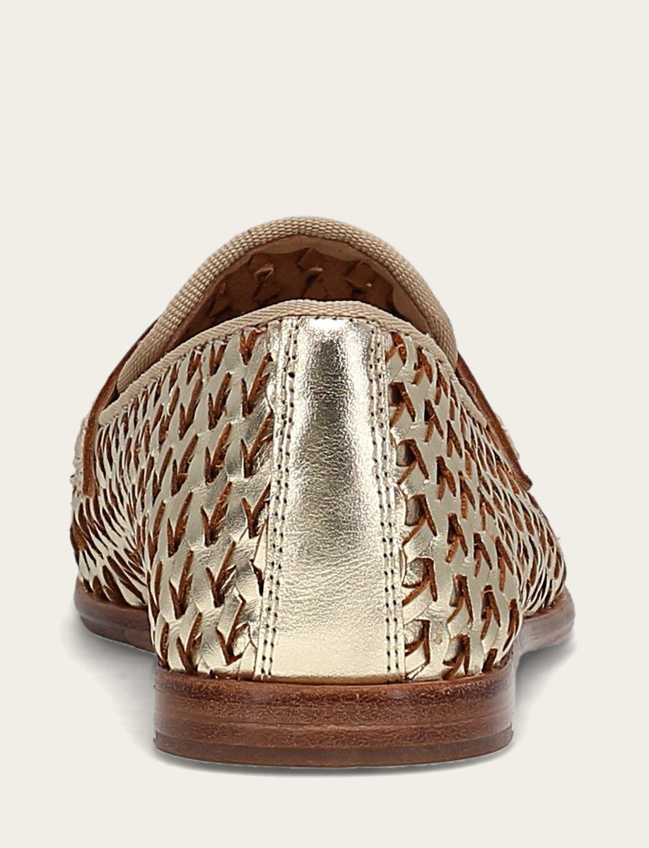 Faith Woven Loafer Gold