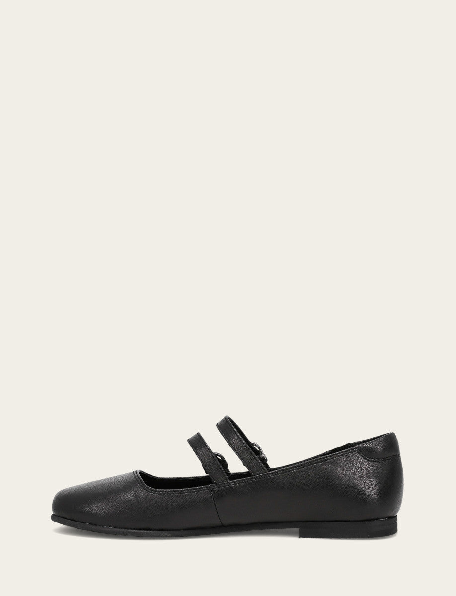 Women's Black Carson Multi Mary Jane Flats Black