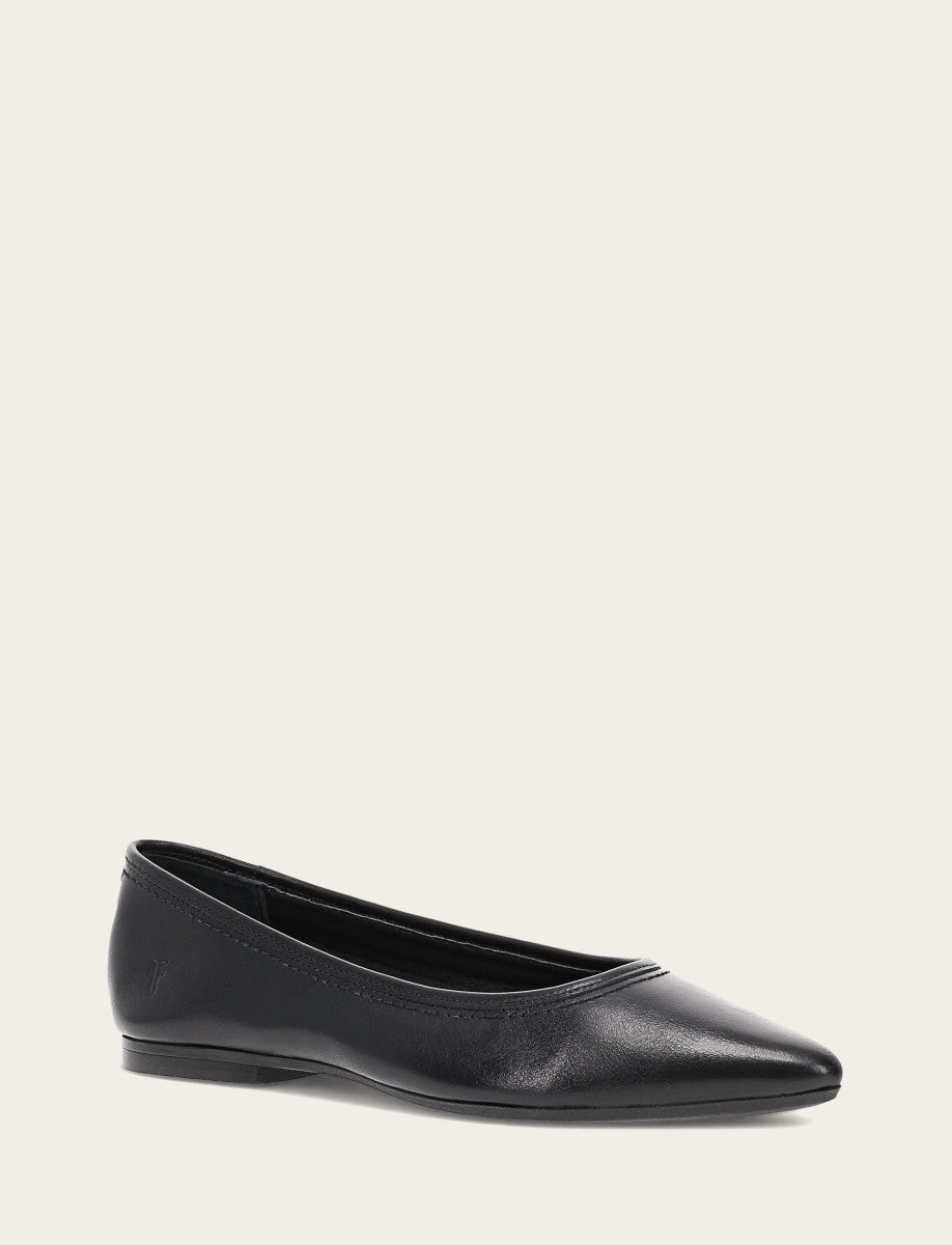 Women's Black Heather Ballet Flats Black