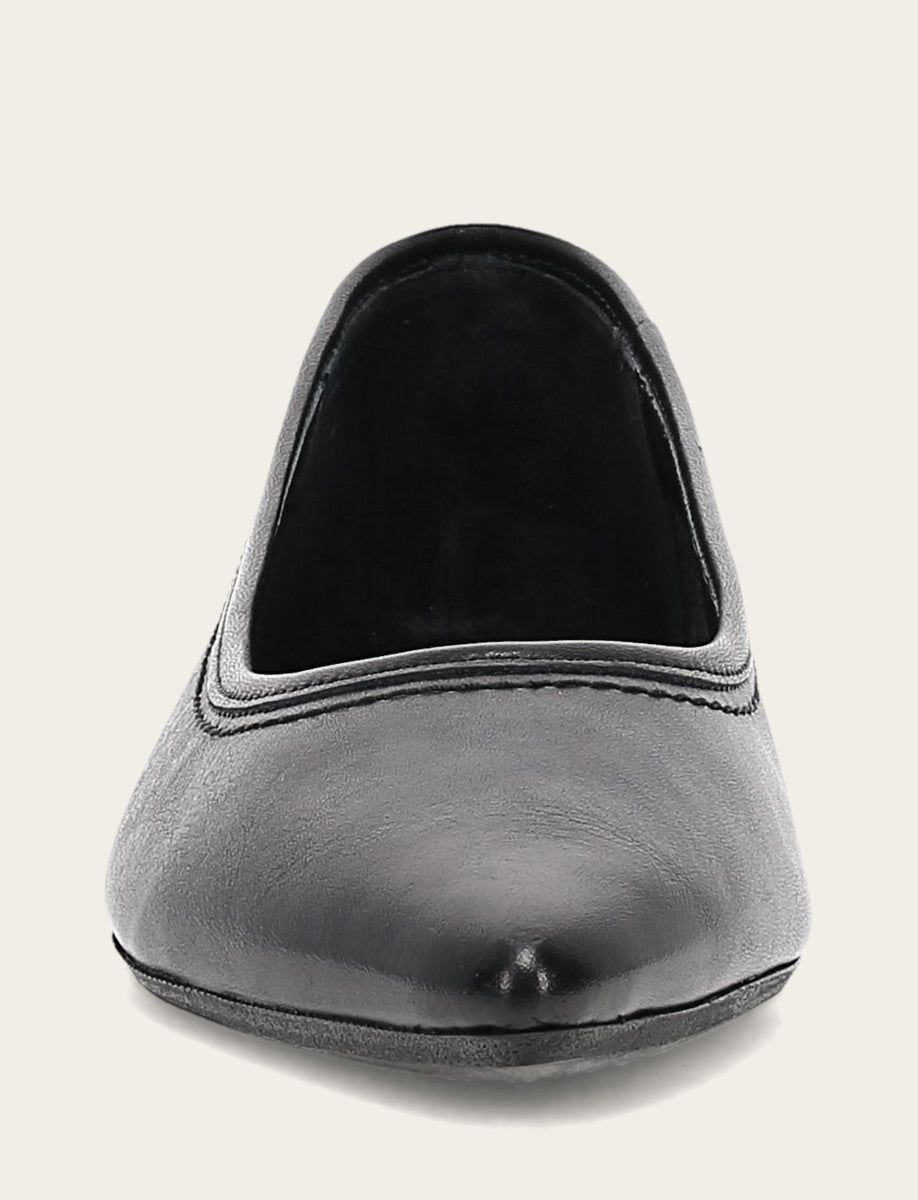 Women's Black Heather Ballet Flats Black