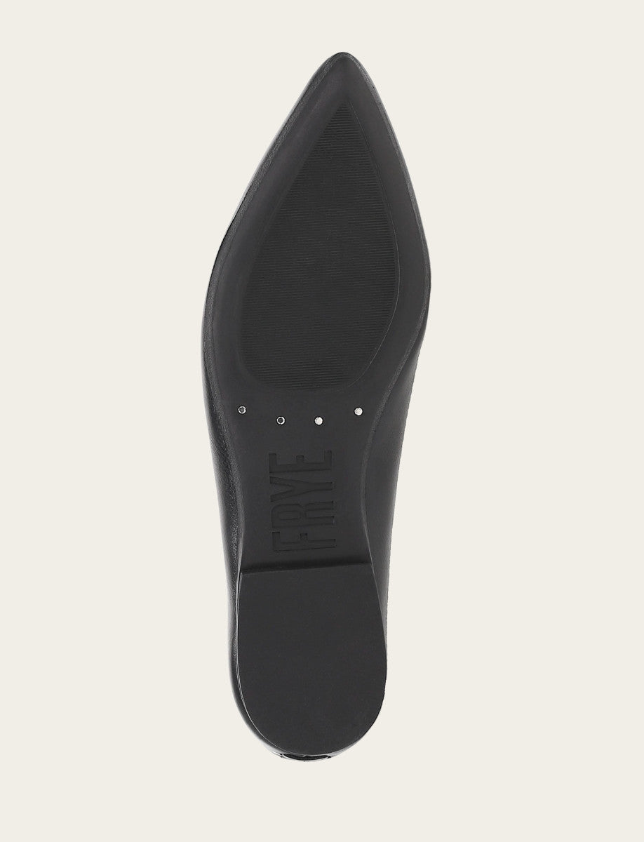 Women's Black Heather Ballet Flats Black