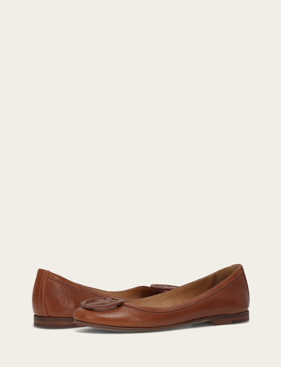 Women's Cinnamon Carson Logo Ballet Shoe Cinnamon