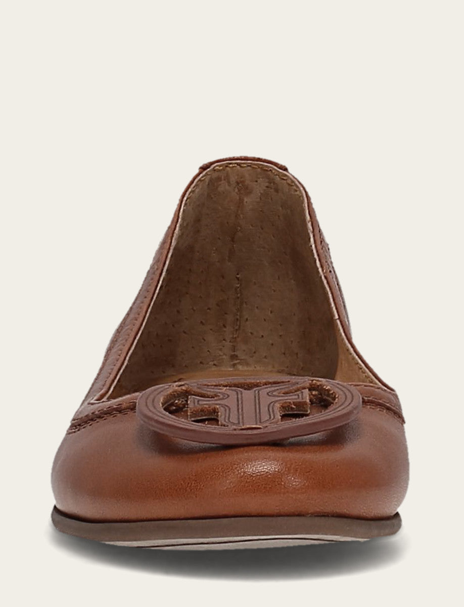 Women's Cinnamon Carson Logo Ballet Shoe Cinnamon