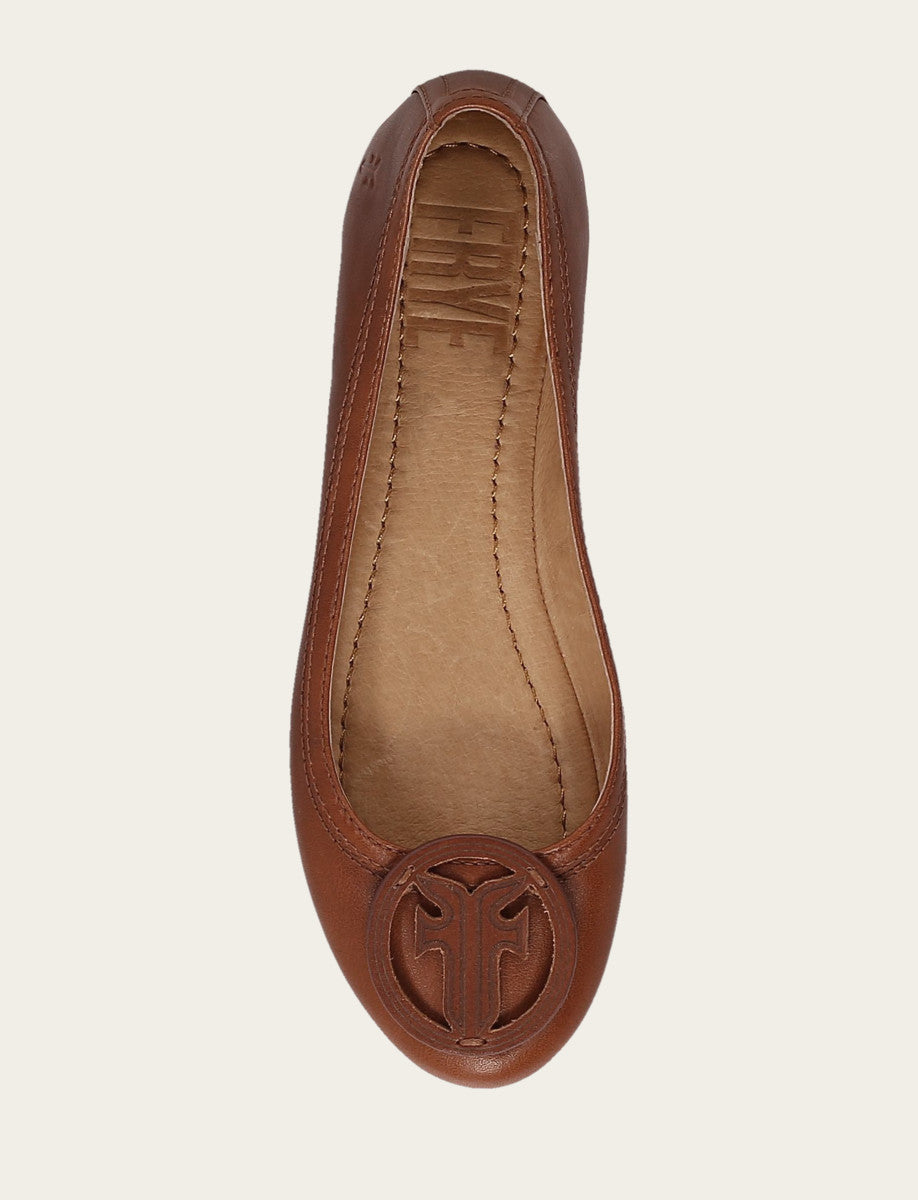 Women's Cinnamon Carson Logo Ballet Shoe Cinnamon