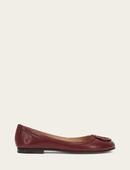 Women's Cranberry Carson Logo Ballet Shoe Cranberry