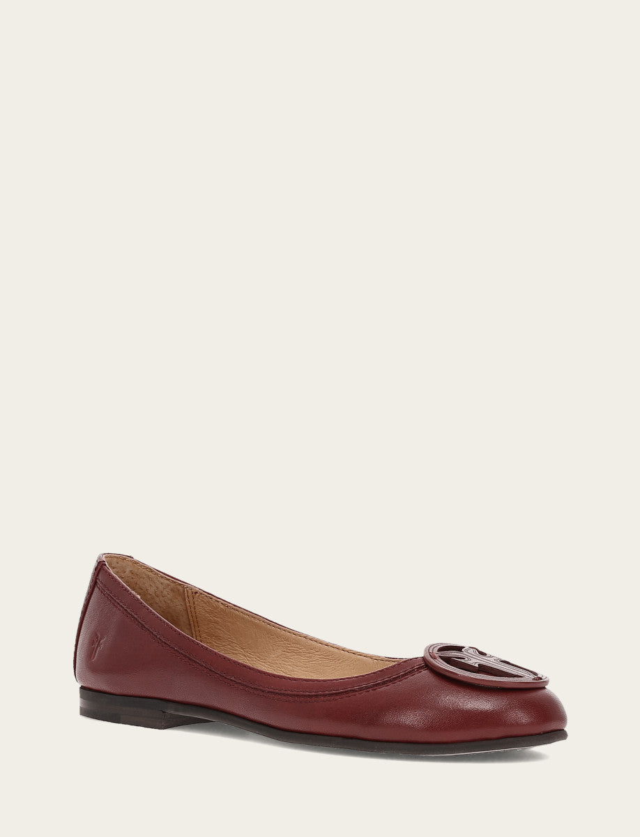 Women's Cranberry Carson Logo Ballet Shoe Cranberry