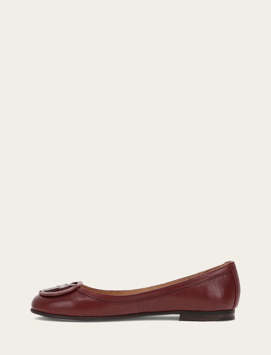 Women's Cranberry Carson Logo Ballet Shoe Cranberry