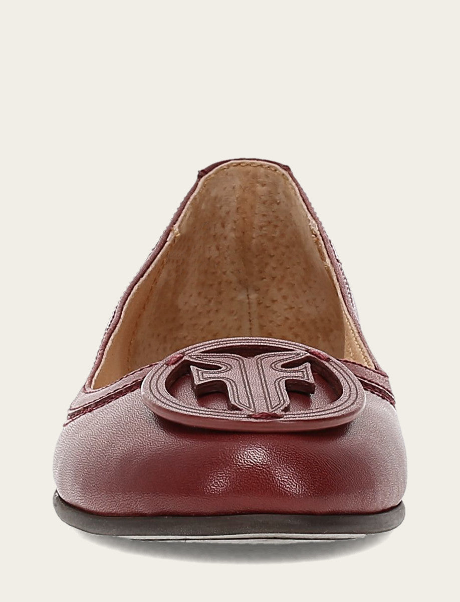 Women's Cranberry Carson Logo Ballet Shoe Cranberry