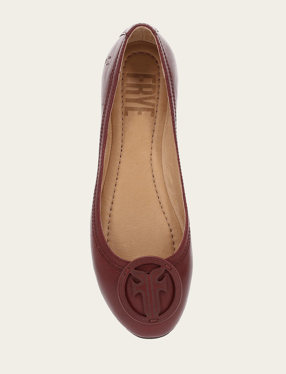 Women's Cranberry Carson Logo Ballet Shoe Cranberry