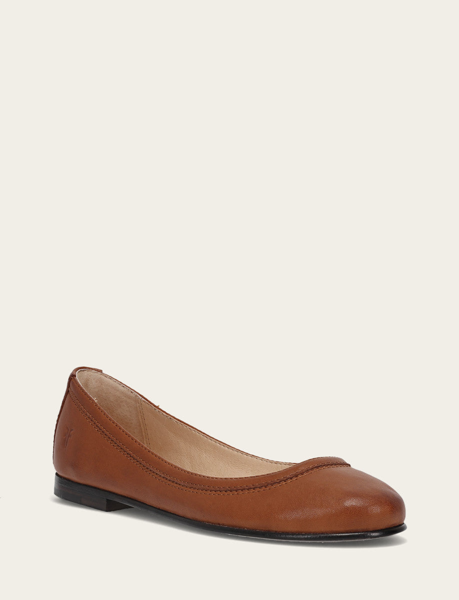 Women's Cognac Carson Ballet Flats Cognac