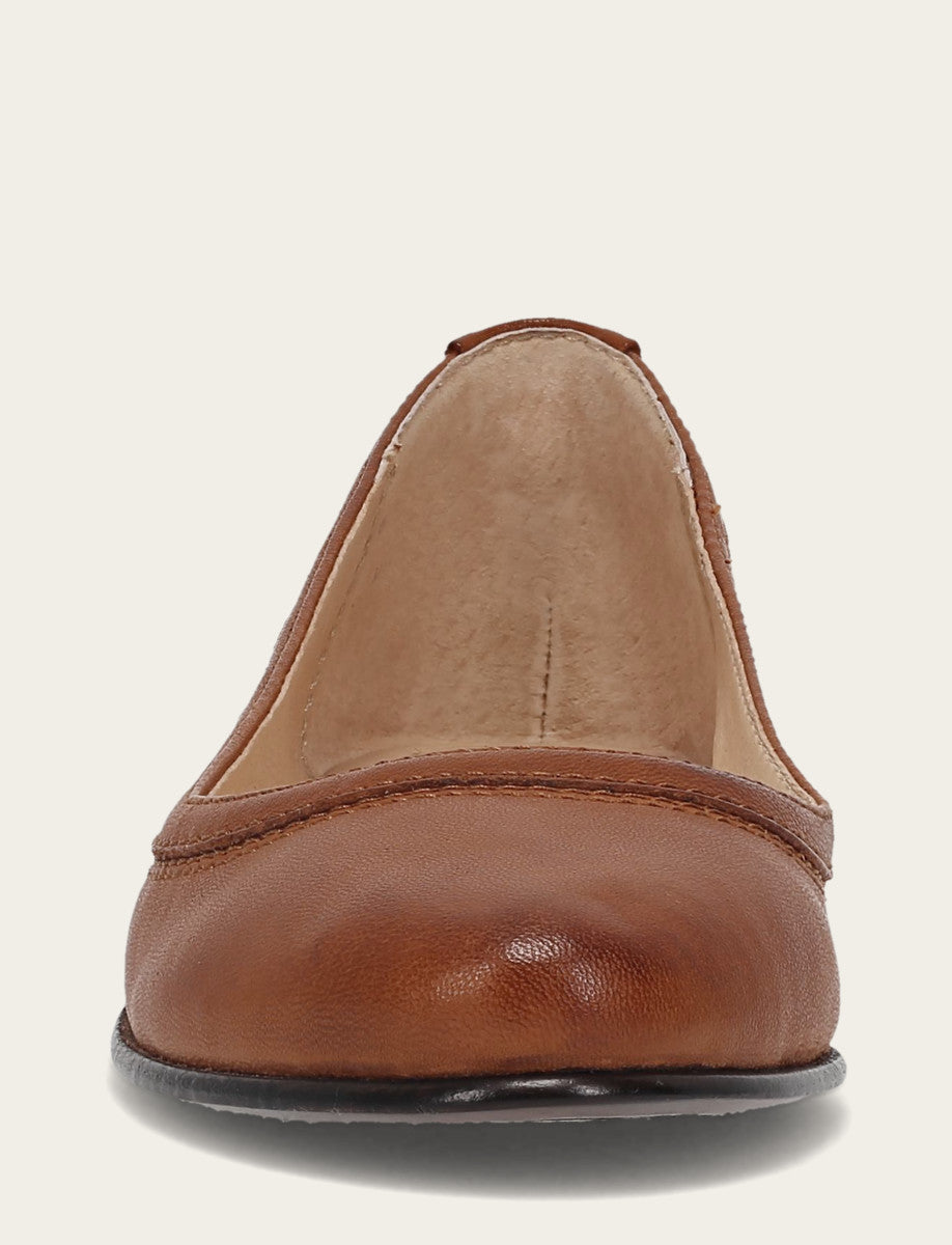 Women's Cognac Carson Ballet Flats Cognac