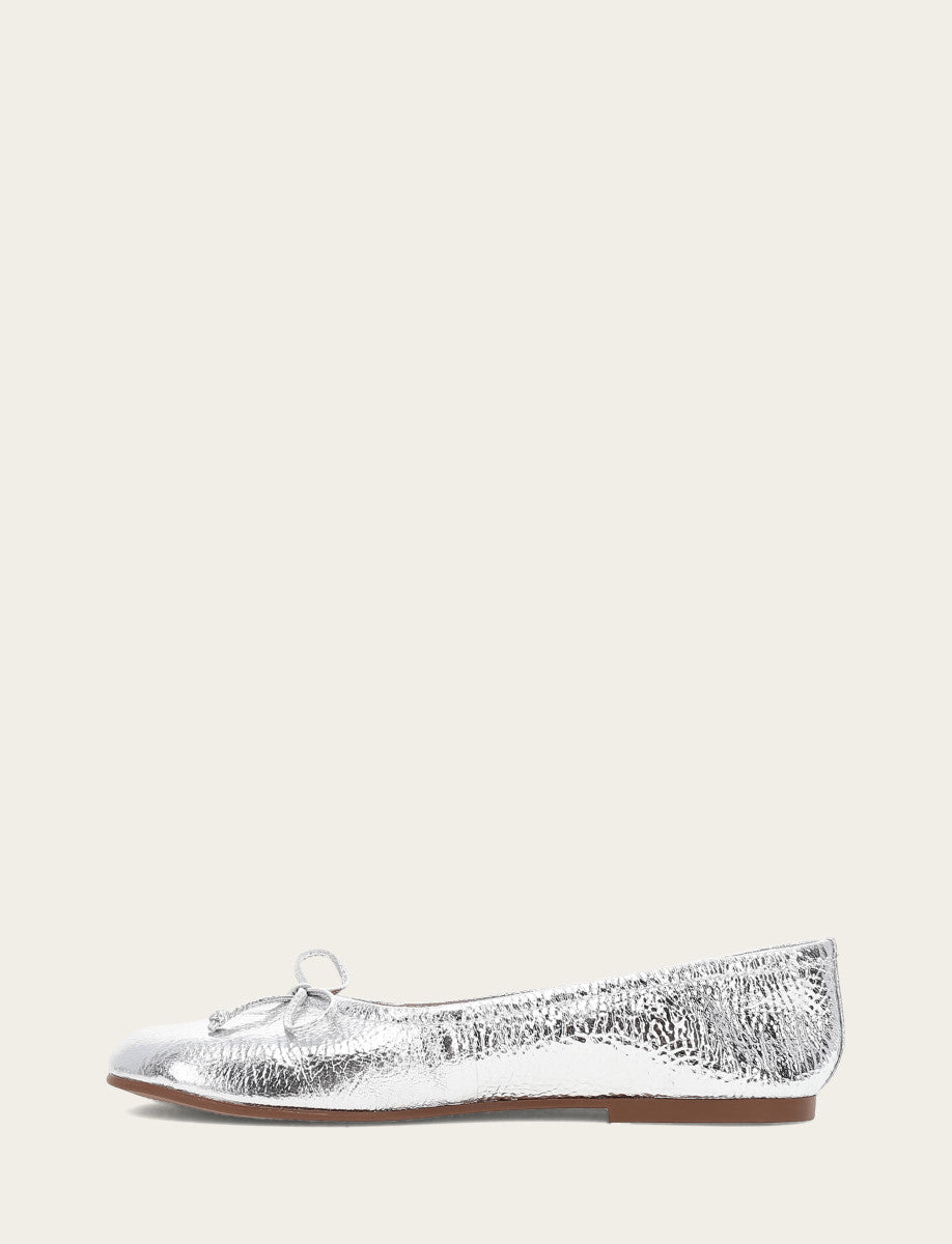 Women's Silver Emma Ballet Shoe Silver