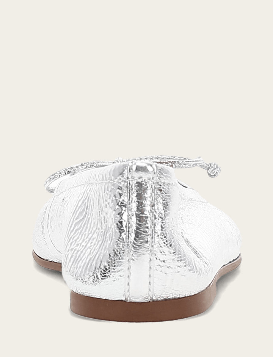 Women's Silver Emma Ballet Shoe Silver