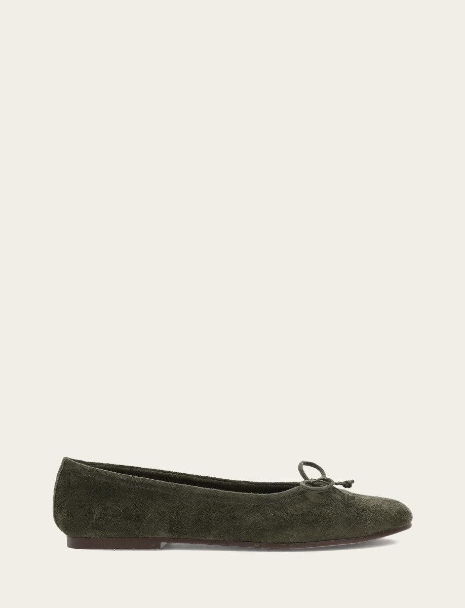 Women's Dark Olive Emma Ballet Shoe Dark Olive