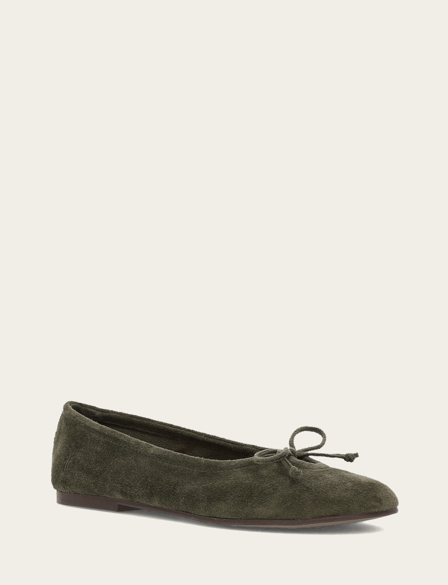 Women's Dark Olive Emma Ballet Shoe Dark Olive