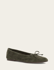 Women's Dark Olive Emma Ballet Shoe Dark Olive
