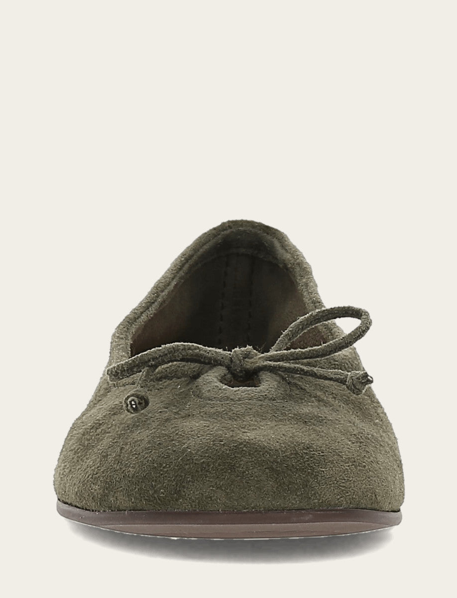 Women's Dark Olive Emma Ballet Shoe Dark Olive