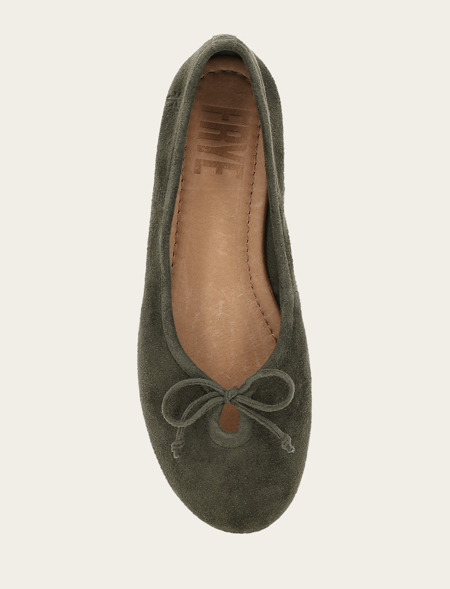 Women's Dark Olive Emma Ballet Shoe Dark Olive
