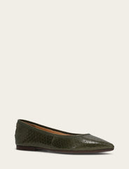 Women's Dark Olive Heather Ballet Shoe Dark Olive