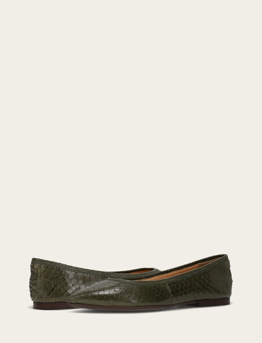Women's Dark Olive Heather Ballet Shoe Dark Olive