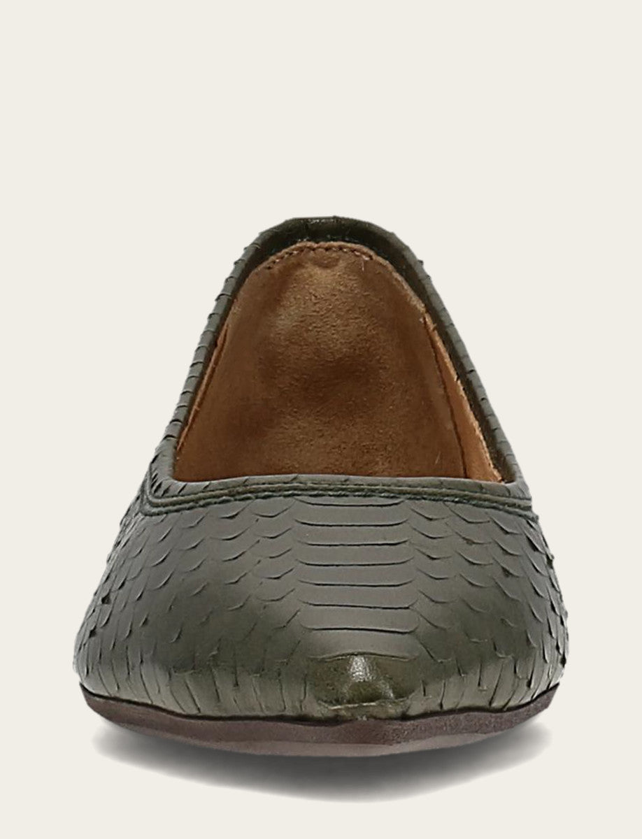 Women's Dark Olive Heather Ballet Shoe Dark Olive
