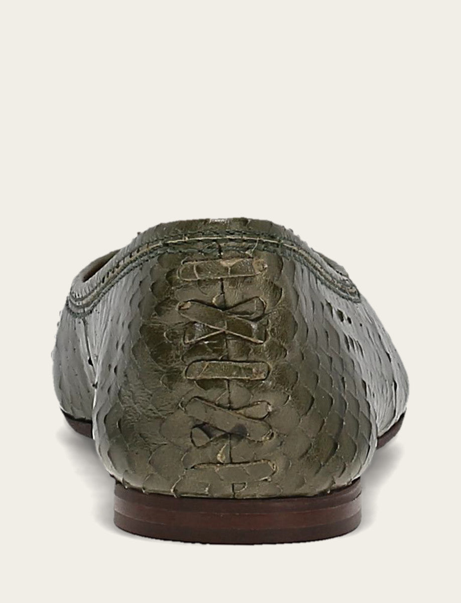 Women's Dark Olive Heather Ballet Shoe Dark Olive