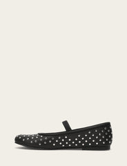 Women's Black Emma Studded Mary Jane Shoe Black