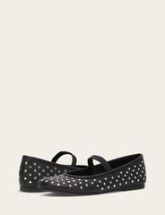 Women's Black Emma Studded Mary Jane Shoe Black