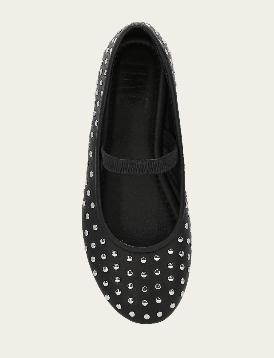 Women's Black Emma Studded Mary Jane Shoe Black