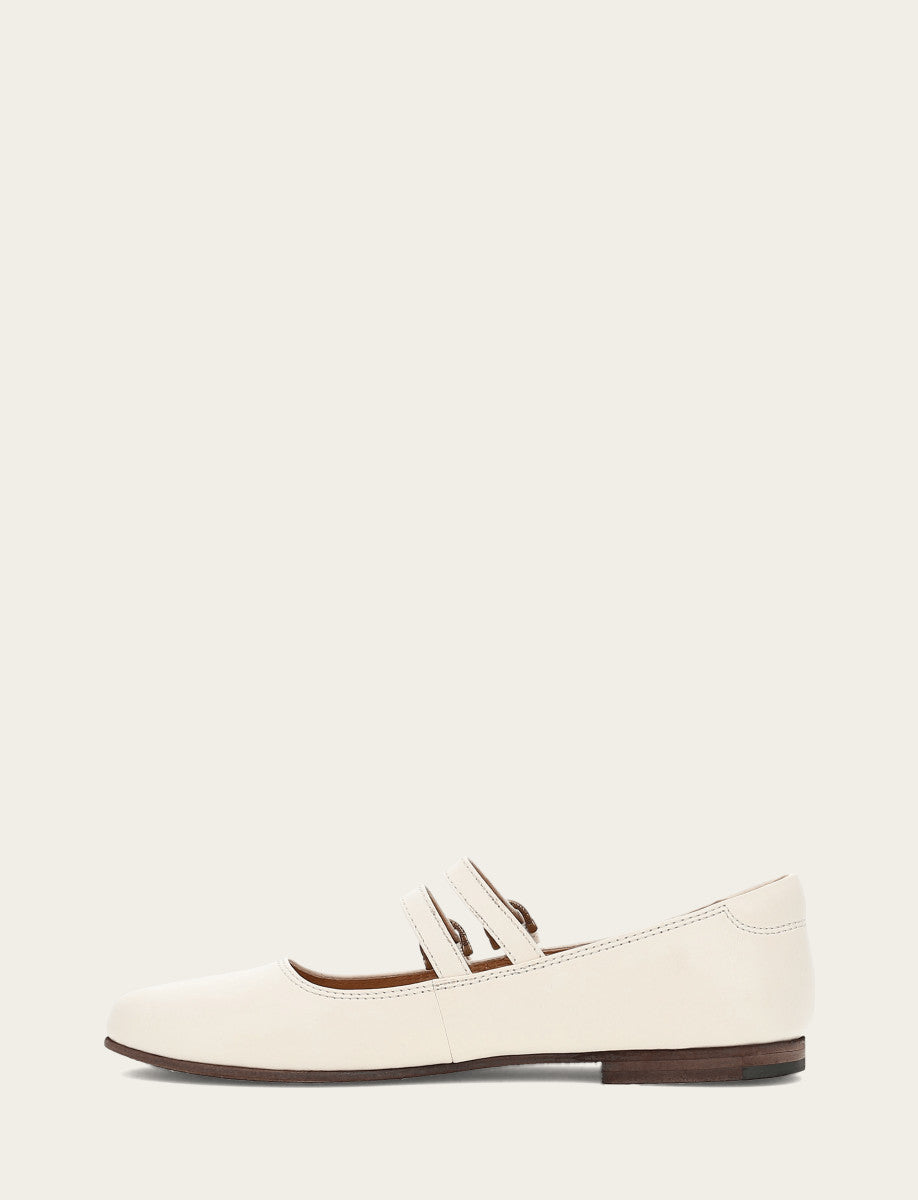 Women's Ecru Carson Multi Mary Jane Shoe Ecru
