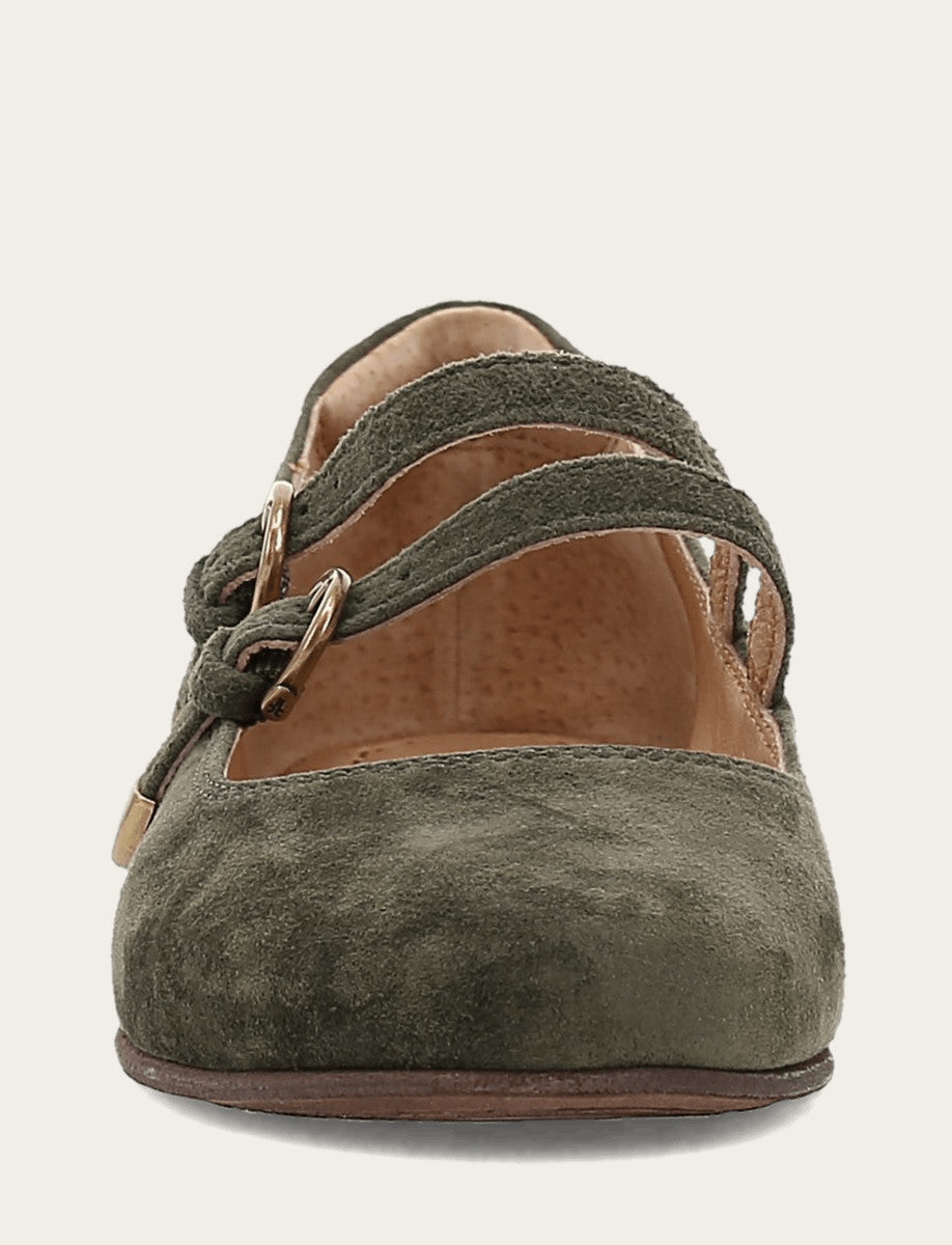 Women's Dark Olive Carson Multi Mary Jane Shoe Dark Olive