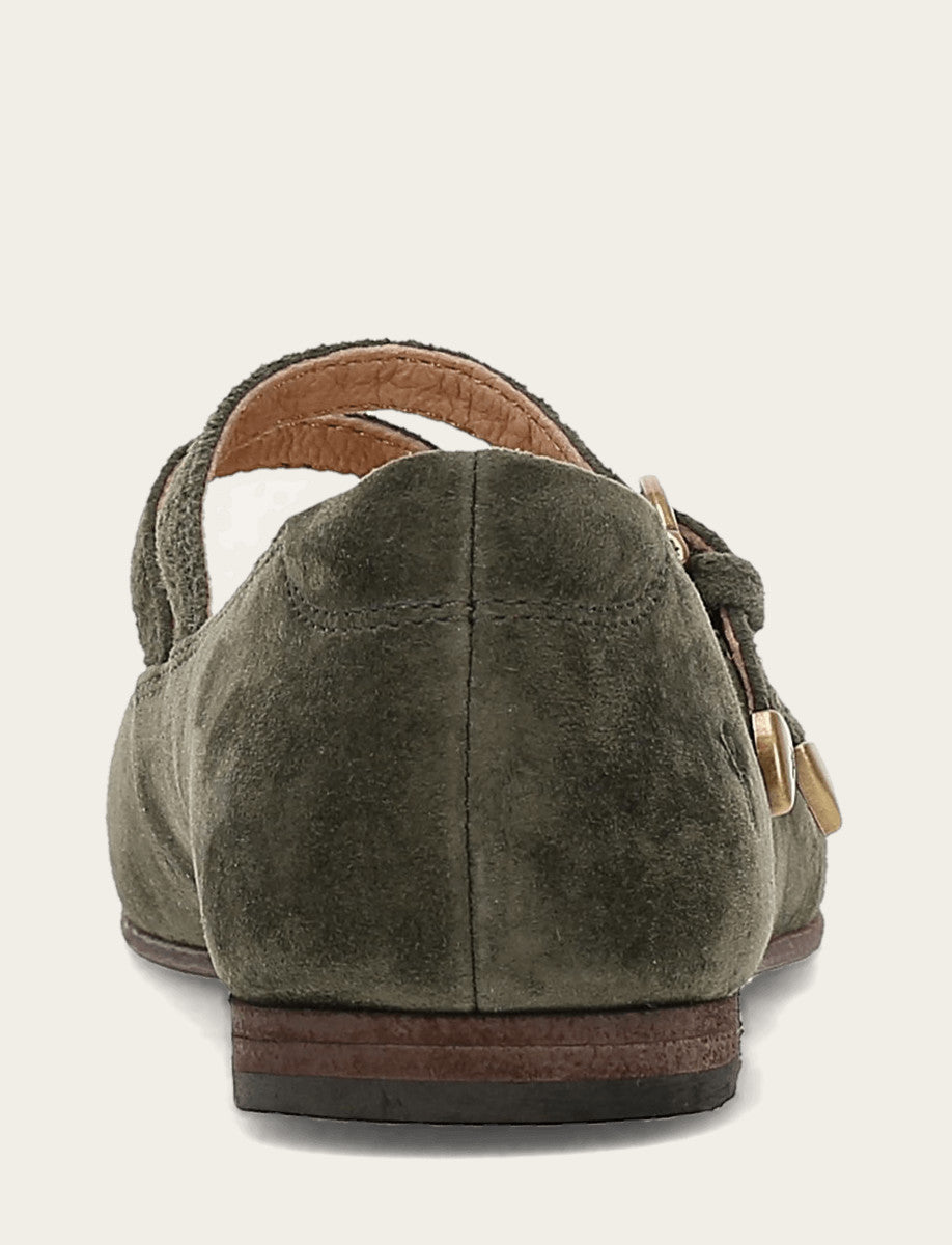 Women's Dark Olive Carson Multi Mary Jane Shoe Dark Olive