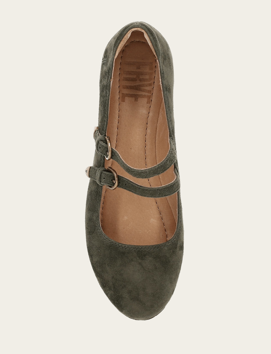 Women's Dark Olive Carson Multi Mary Jane Shoe Dark Olive