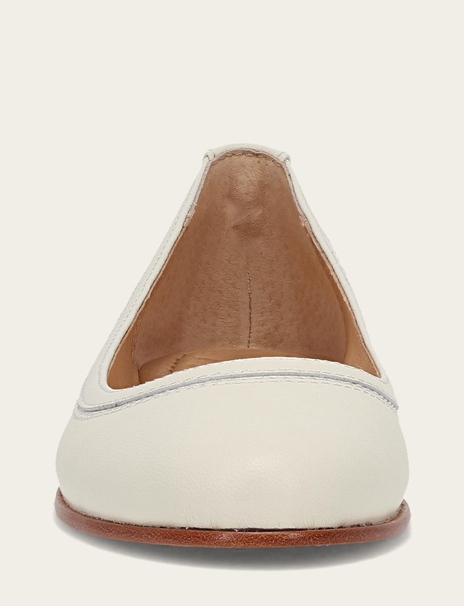 Women's White Carson Ballet Flats White