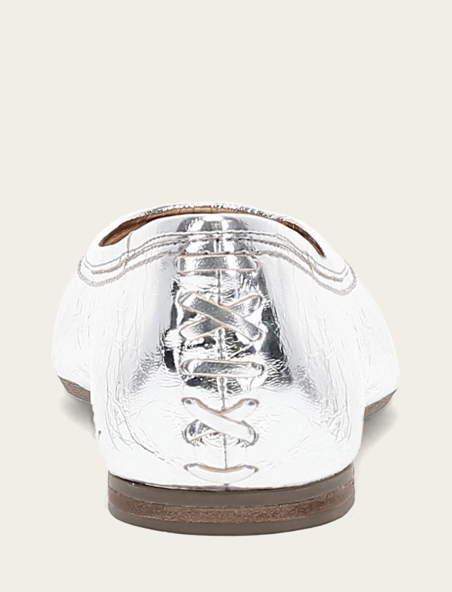 Women's Silver Heather Ballet Flats Silver