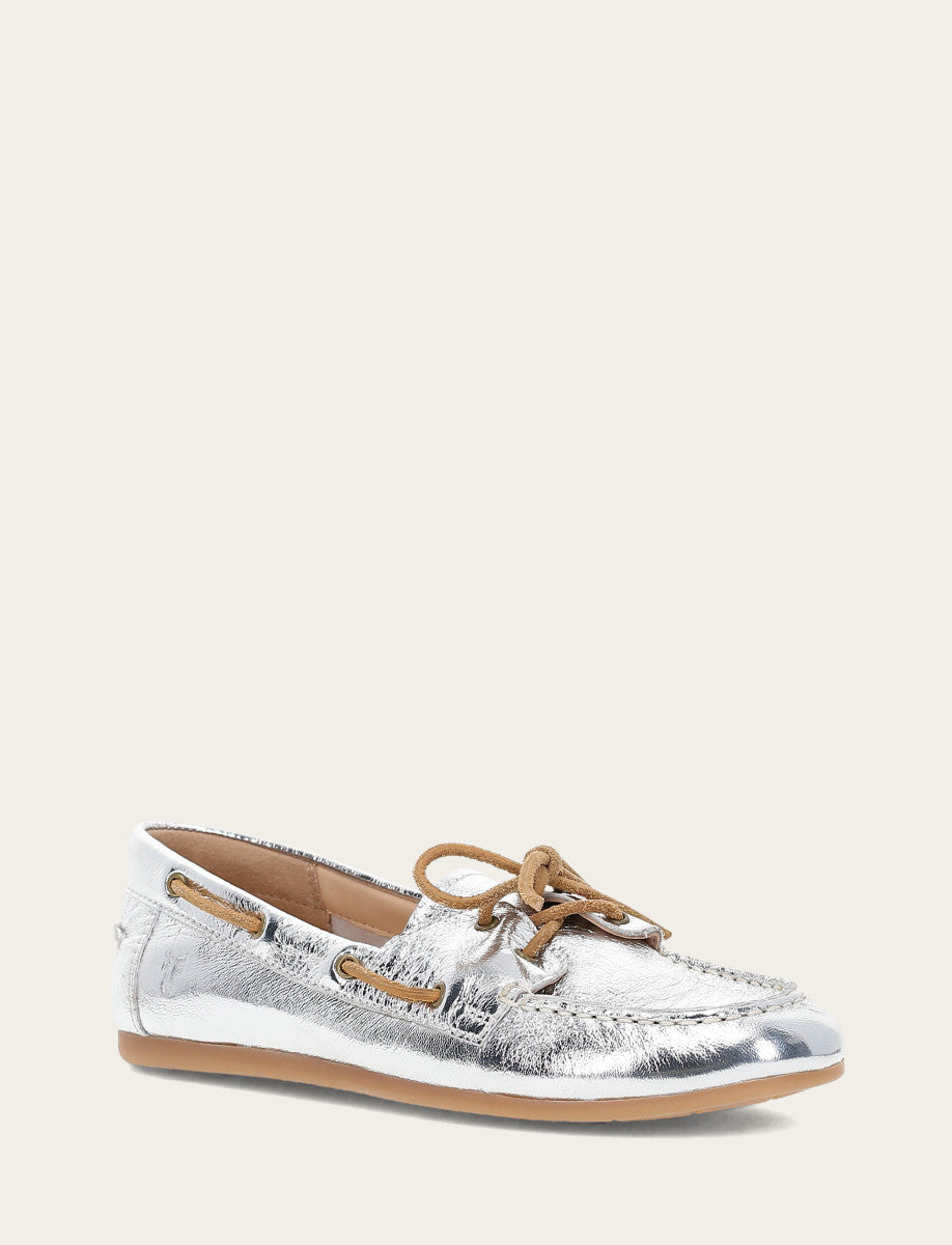 Women's Silver Naya Boat Shoes Silver