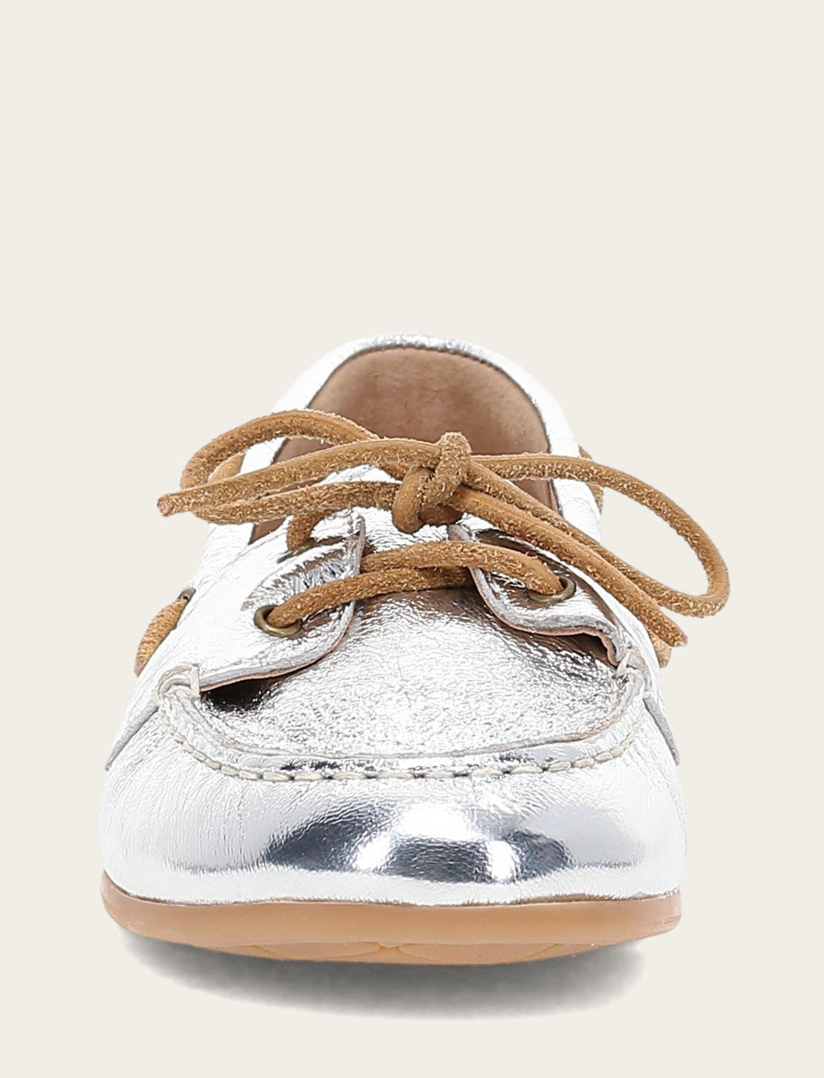 Women's Silver Naya Boat Shoes Silver