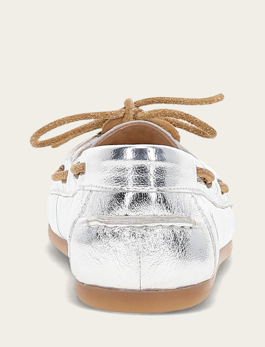 Women's Silver Naya Boat Shoes Silver