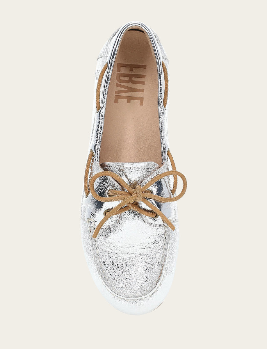 Women's Silver Naya Boat Shoes Silver