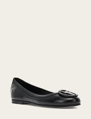 Women's Black Carson Logo Ballet Flats Black