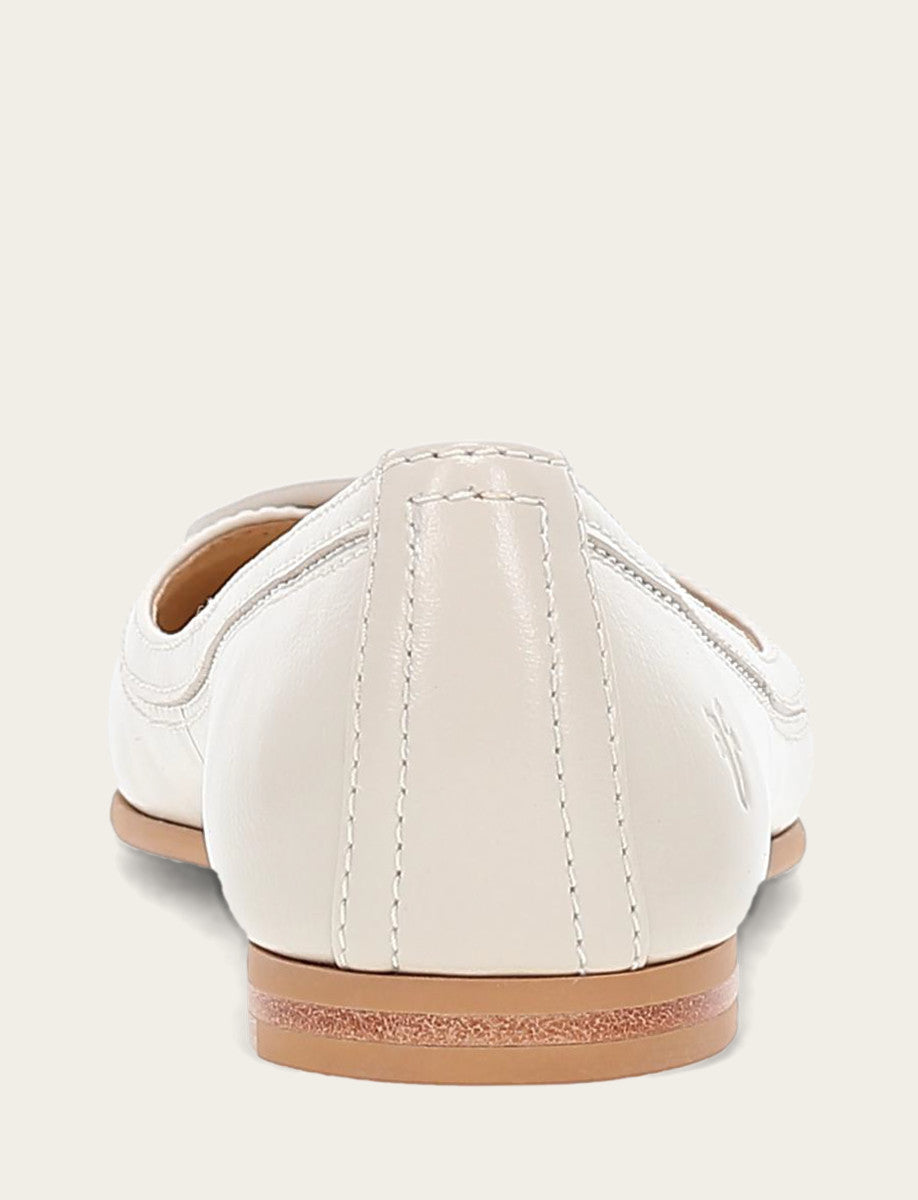 Women's Ivory Carson Logo Ballet Flats Ivory